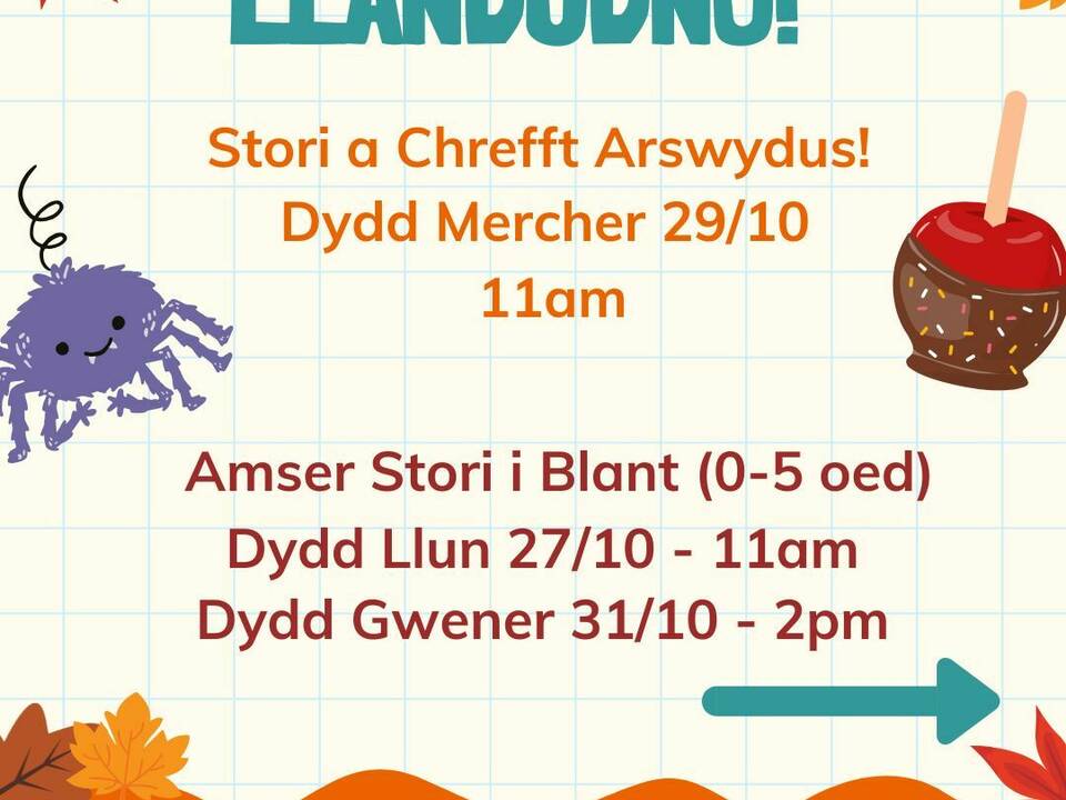 LLANDUDNO - Stori a Chrefft Arswydus!