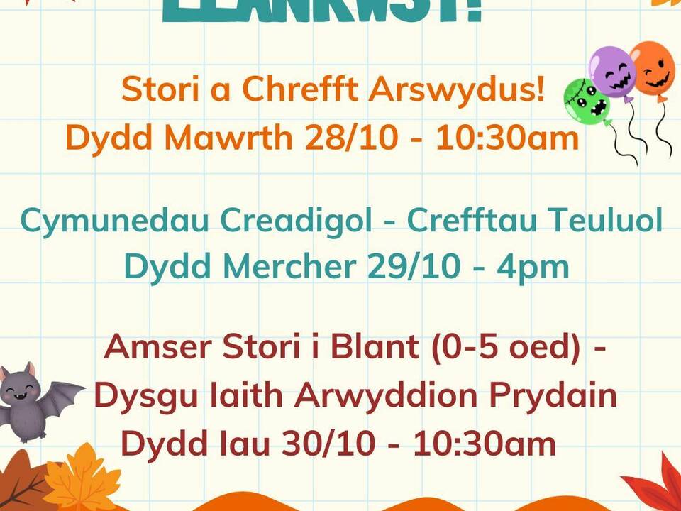 LLANRWST - Stori a Chrefft Arswydus!