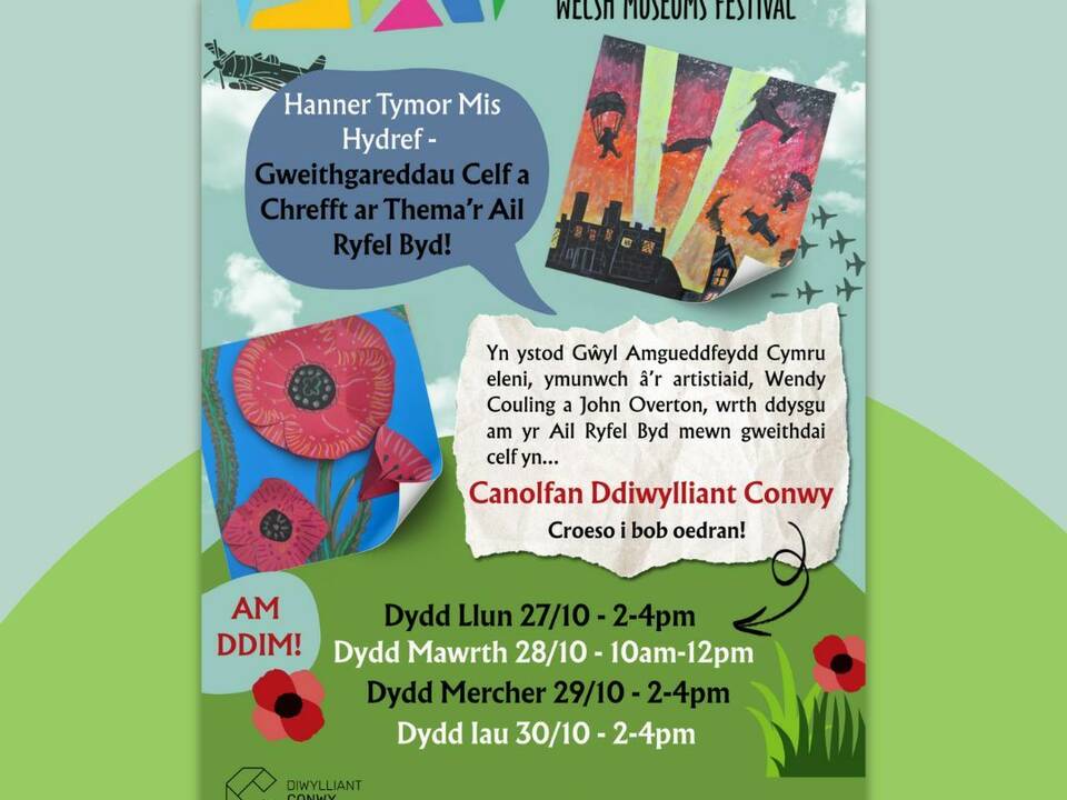 Hanner Tymor Mis Hydref - Gweithgareddau Celf a Chrefft ar Thema’r Ail Ryfel Byd!
