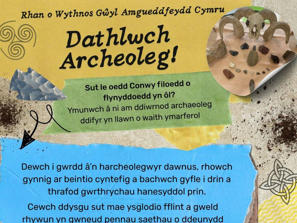 Wythnos Gŵyl Amgueddfeydd Cymru - Dathlwch Archeoleg!
